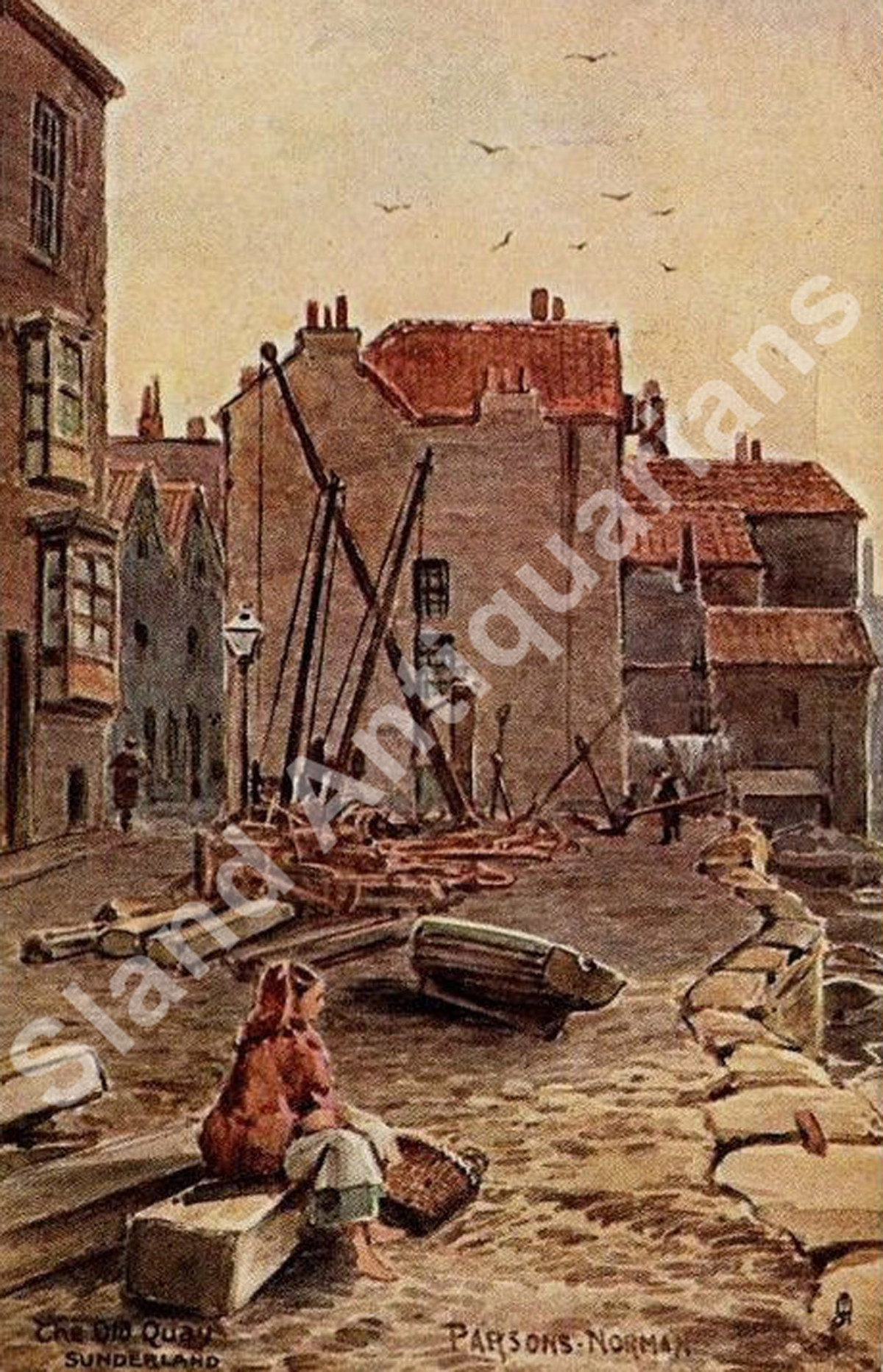 Marks Quay (The Old Quay) painting